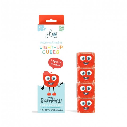 Cubes lumineux rouges Sammy - Glo Pals Glo Pals - 1