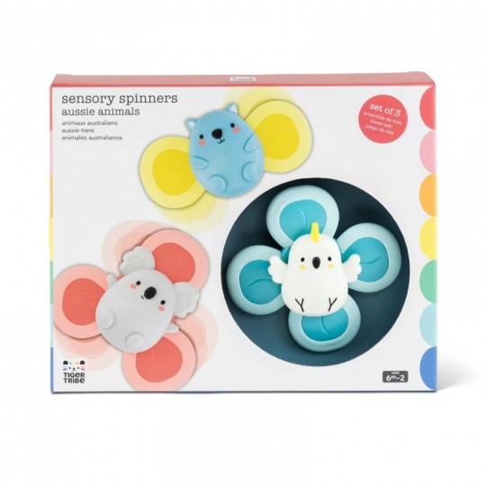 Lot de 3 Toupies Sensorielles - Tiger tribe Tiger tribe - 2