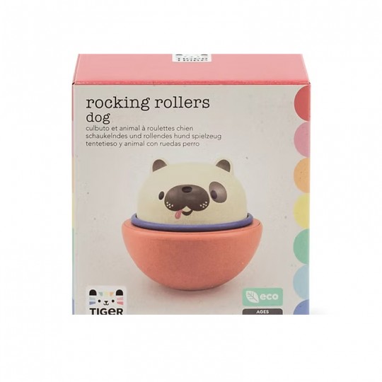 Rocking Rollers Dog : Culbuto et véhicule à friction chien - Tiger tribe Tiger tribe - 3