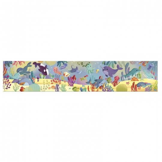 Puzzle Frise 36 pcs Animaux Marins - Janod Janod - 1
