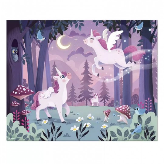 Puzzle 54 pcs Licornes - Janod Janod - 2