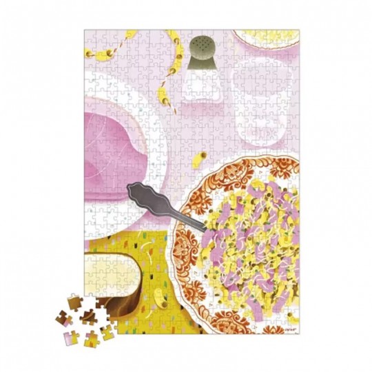 Puzzle 500 pcs Coquillettes et Jambon - Janod Janod - 1