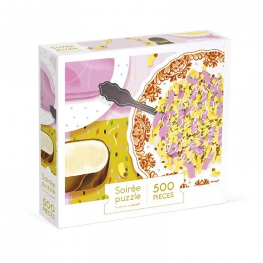 Puzzle 500 pcs Coquillettes et Jambon - Janod Janod - 2