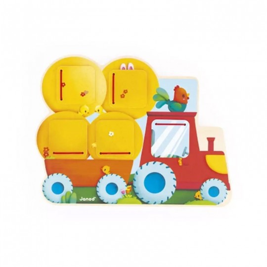Cache-Cache dans le tracteur Ferme - Janod Janod - 1