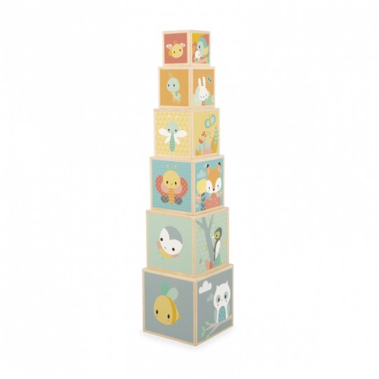 Pyramide à 6 cubes Pure - Janod Janod - 1
