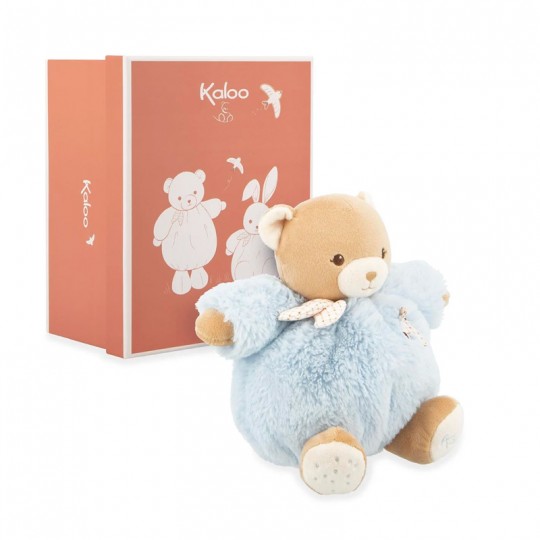 Peluche ours Patapouf Bleu 17 cm - Kaloo kaloo - 2