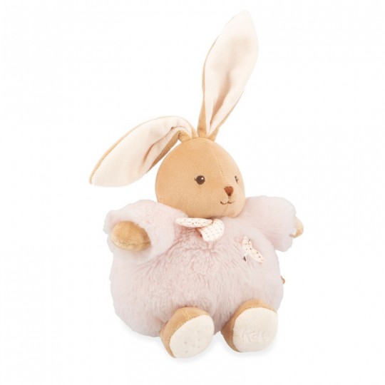 Peluche lapin Patapouf Rose 17 cm - Kaloo kaloo - 1