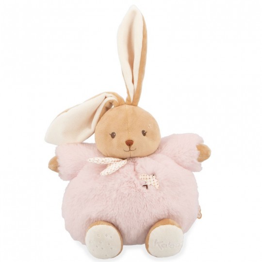 Peluche lapin Patapouf Rose 25 cm - Kaloo kaloo - 1