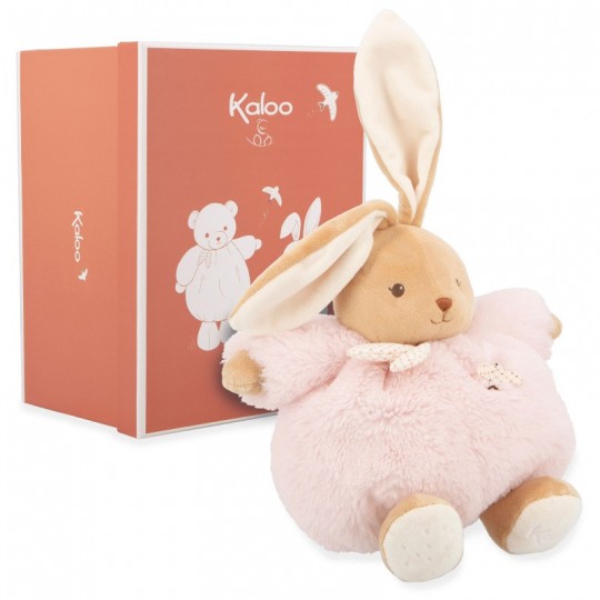 Peluche lapin Patapouf Rose 25 cm - Kaloo kaloo - 2