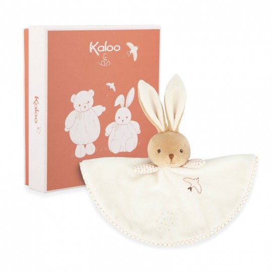 Doudou lapin rond Crème - Kaloo kaloo - 2