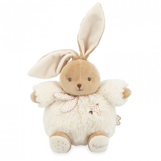 Peluche lapin Patapouf Crème 17 cm - Kaloo kaloo - 1