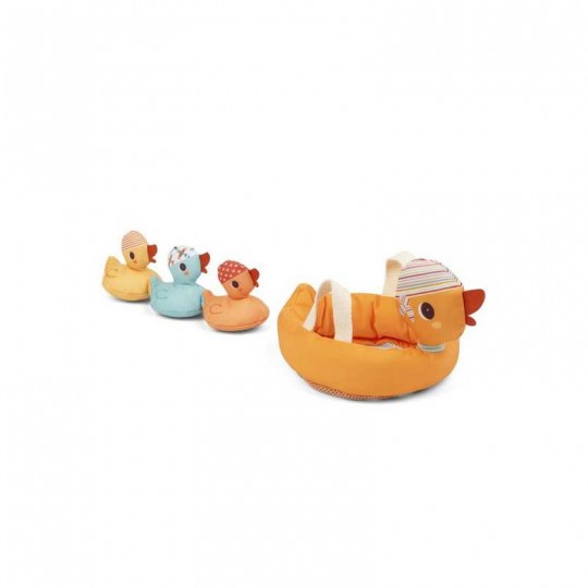Maman canard et ses canetons aimantés pour le bain - Lilliputiens Lilliputiens - 1