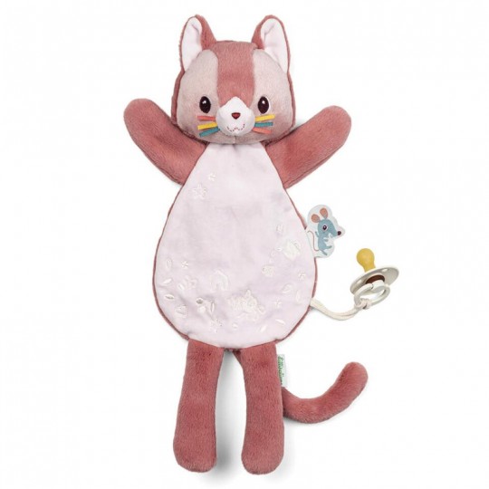 Doudou marionnette phosphorescent Jeanne le chat - Lilliputiens Lilliputiens - 1