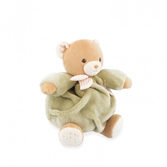 Peluche ours Patapouf Vert 17 cm - Kaloo kaloo - 1