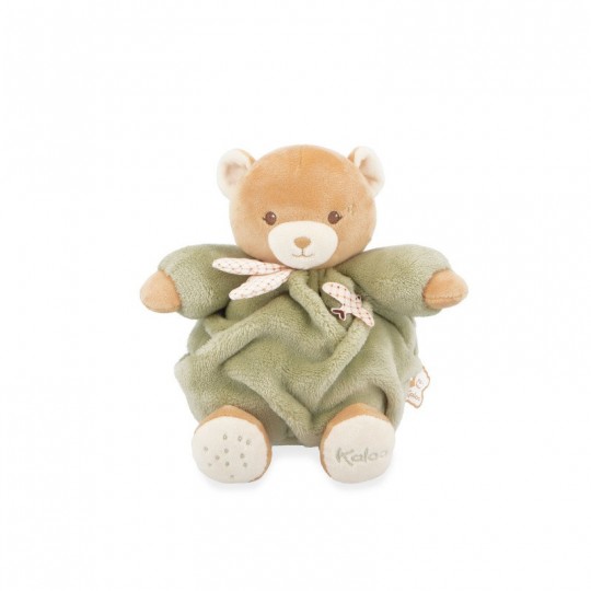 Peluche ours Patapouf Vert 17 cm - Kaloo kaloo - 3