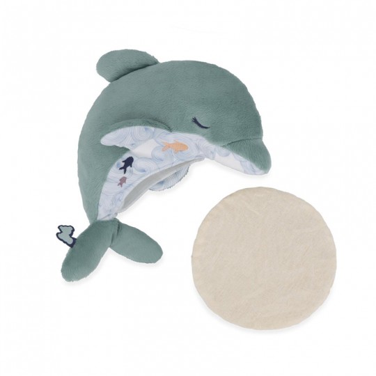 Peluche bouillotte chaud et froid Dauphin 24 cm - Kaloo kaloo - 2