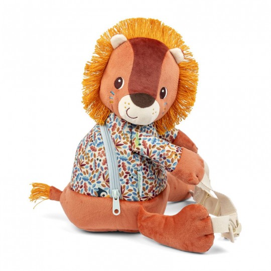 Sac à dos doux Jack le lion - Lilliputiens Lilliputiens - 2