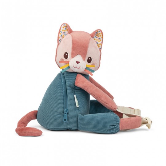 Sac à dos doux Jeanne le chat - Lilliputiens Lilliputiens - 1