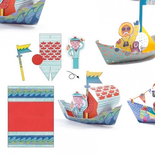 Origami - Bateaux sur l'eau Djeco - 3