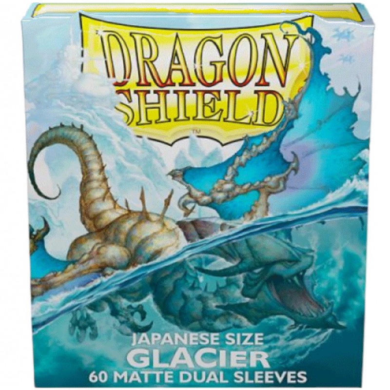 Boite de 60 Sleeves Dragon Shield : Dual Matte Glacier