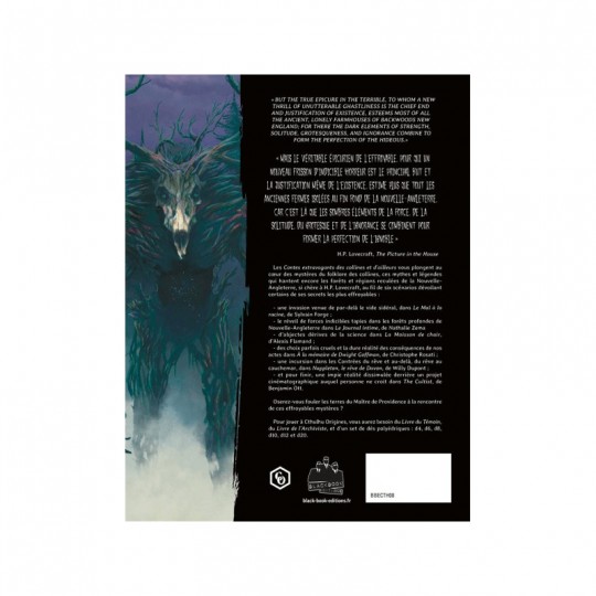 Cthulhu origines : Recueil de scénarios Black Book Editions - 2