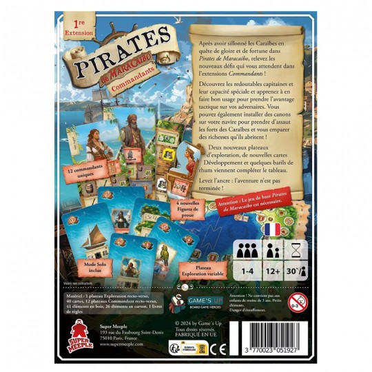Extension Commandants - Pirates de Maracaibo Super Meeple - 3