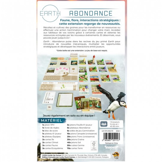 Extension Abondance - Earth Lucky Duck Games - 3