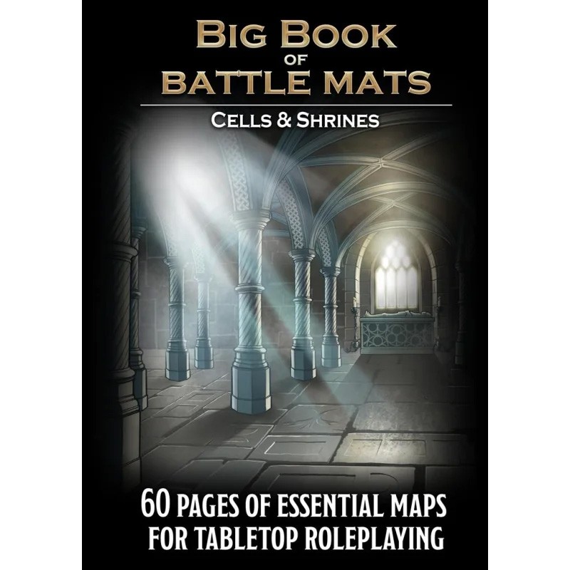 Boite de Livre plateau de jeu : Big Book of Battle Mats Cells & Shrines