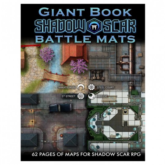 Livre plateau de jeu : Giant Book of Shadow Scar Battle Mats (A3) Loke Battle Mats - 1