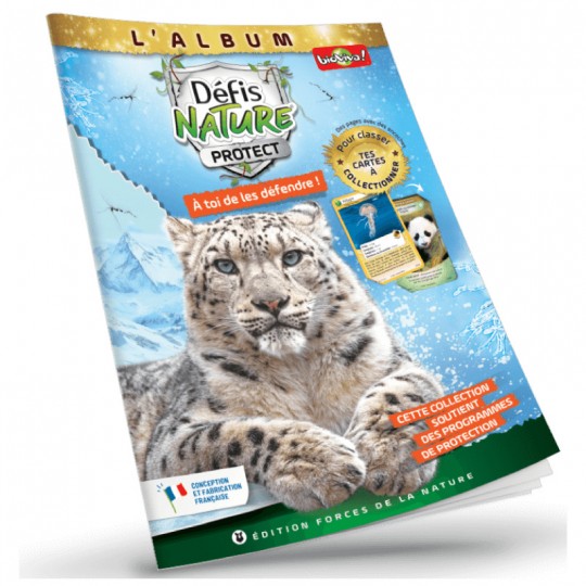 Défis Nature Protect - Album de classement Panthère des neiges Bioviva Editions - 1