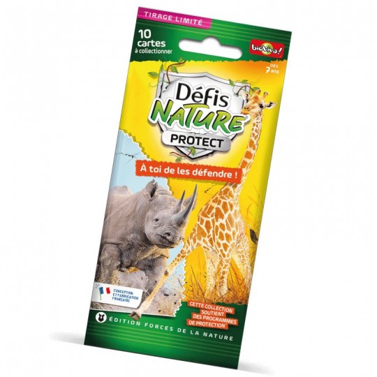 Défis Nature Protect - Booster à l'unité Edition limitée Girafe d'Afrique de l'Ouest Bioviva Editions - 1