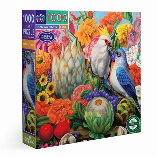 Puzzle 1000 pcs Magical Fruits - Eeboo Eeboo - 1