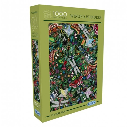 Puzzle 1000 pcs Winged Wonders - Gibsons Gibsons - 1