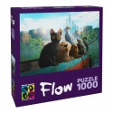 Puzzle 1000 pcs Flow : Animaux sur le Bateau - Brain Game Brain Games - 1 Puzzle 1000 pcs Flow : Animaux sur le Bateau - Brain Game Brain Games - 1