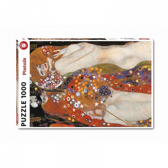 Puzzle 1000 pcs Klimt : Serpents d'Eau II - Piatnik Piatnik - 1