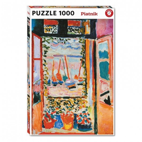 Puzzle 1000 pcs Matisse : Fenêtre Ouverte - Piatnik Piatnik - 1