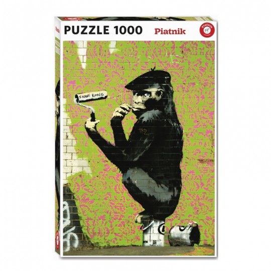 Puzzle 1000 pcs Banksy : Roller Chimp - Piatnik Piatnik - 1