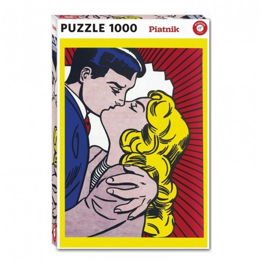Puzzle 1000 pcs Lichtenstein : Kiss III - Piatnik Piatnik - 1