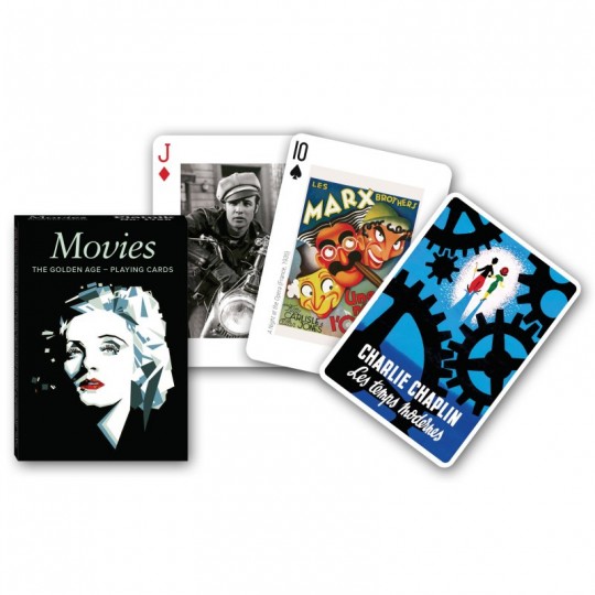 Jeu de 55 cartes Movies : The Golden - Piatnik Piatnik - 1