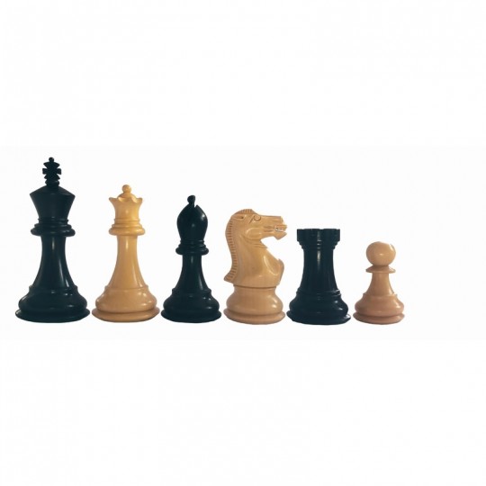 Pièces d'échecs Stallion Black Taille 4 (Coffret en Bois) - Wilson Jeux Wilson Jeux - 1