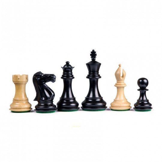 Pièces d'échecs Stallion Black Taille 5 (Avec Coffret Rangement) - Wilson Jeux Wilson Jeux - 1