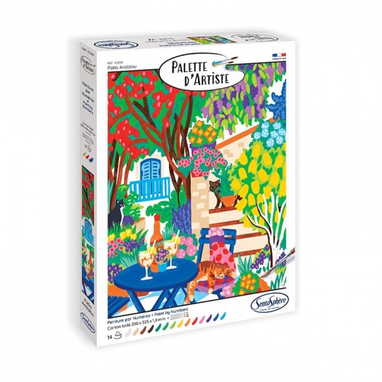Palette d'artiste - Patio andalou SentoSphère - 1