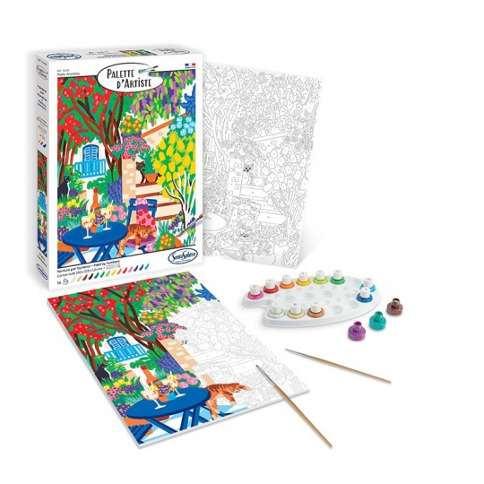 Palette d'artiste - Patio andalou SentoSphère - 2