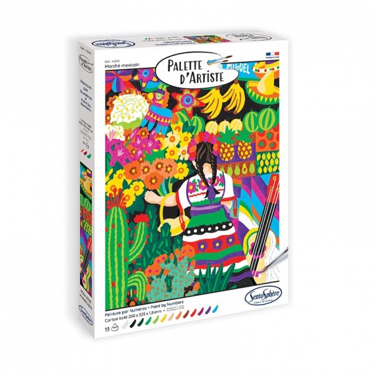 Palette d'artiste - Marché mexicain SentoSphère - 1