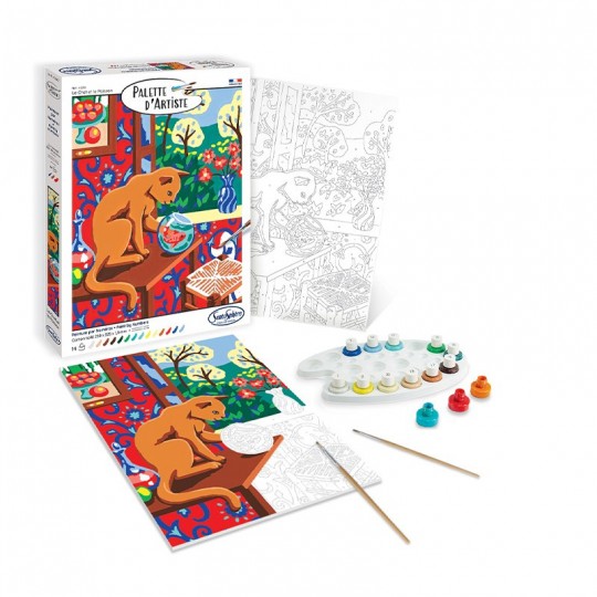 Palette d'artiste - Le chat et le poisson SentoSphère - 2