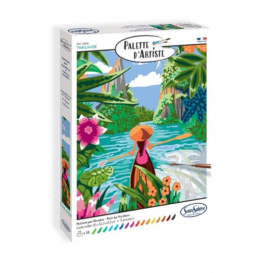 Palette d'artiste - Lagon en Thaïlande SentoSphère - 1