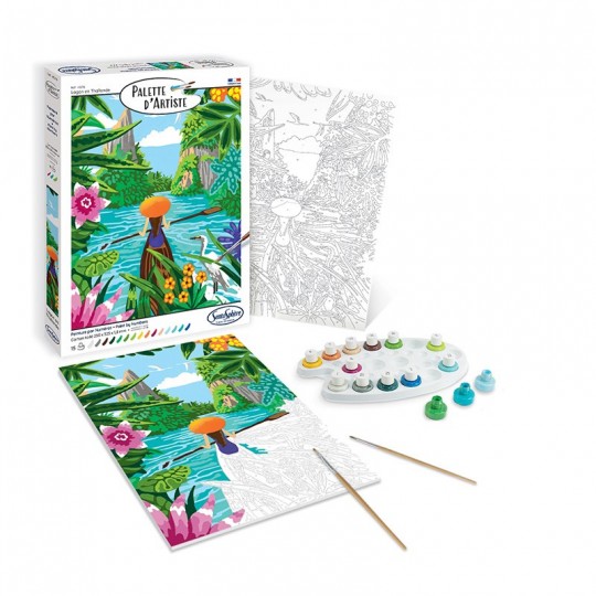 Palette d'artiste - Lagon en Thaïlande SentoSphère - 3