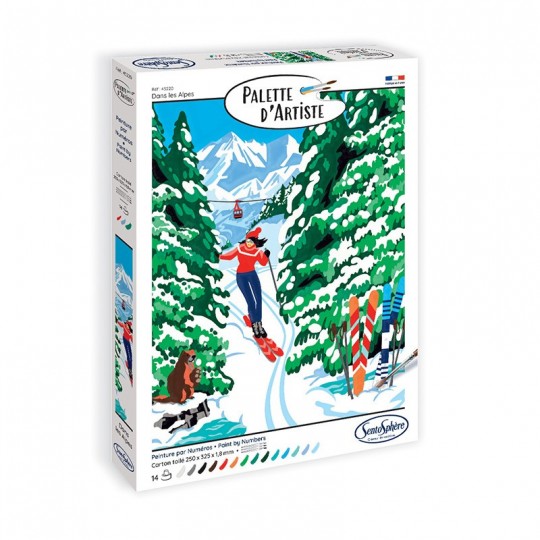 Palette d'artiste - Dans Les Alpes SentoSphère - 1