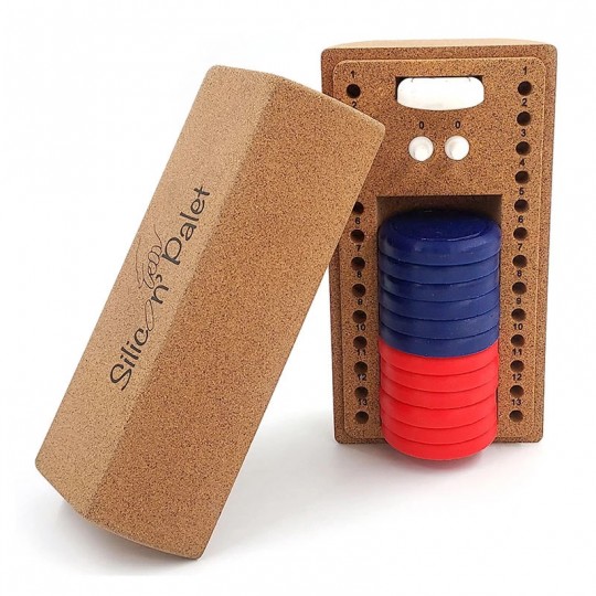 Silicon'Palet, Le jeu de palets en silicone (Bleu et Rouge) Cadetel - 2