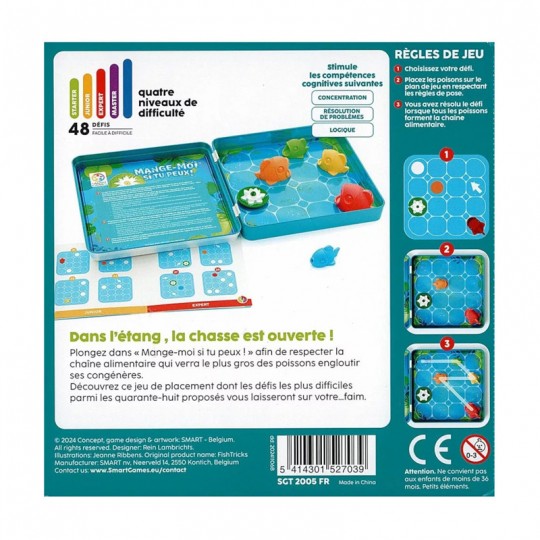 Jeu de voyage magnétique Mange-Moi si Tu Peux - Smart Games SmartGames - 1